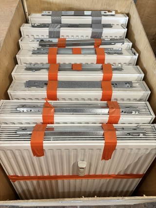3x Radiatoren, Brugman Kompakt-4, T22 – 1335 watt, wit